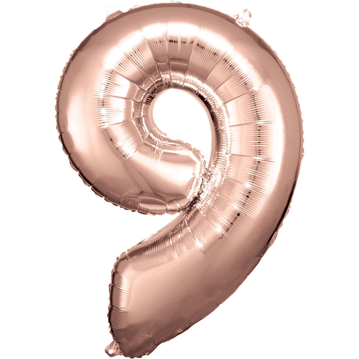 Imagen 0 de Pack de globo helio número: 9 rosa oro 83/86cm Liragram