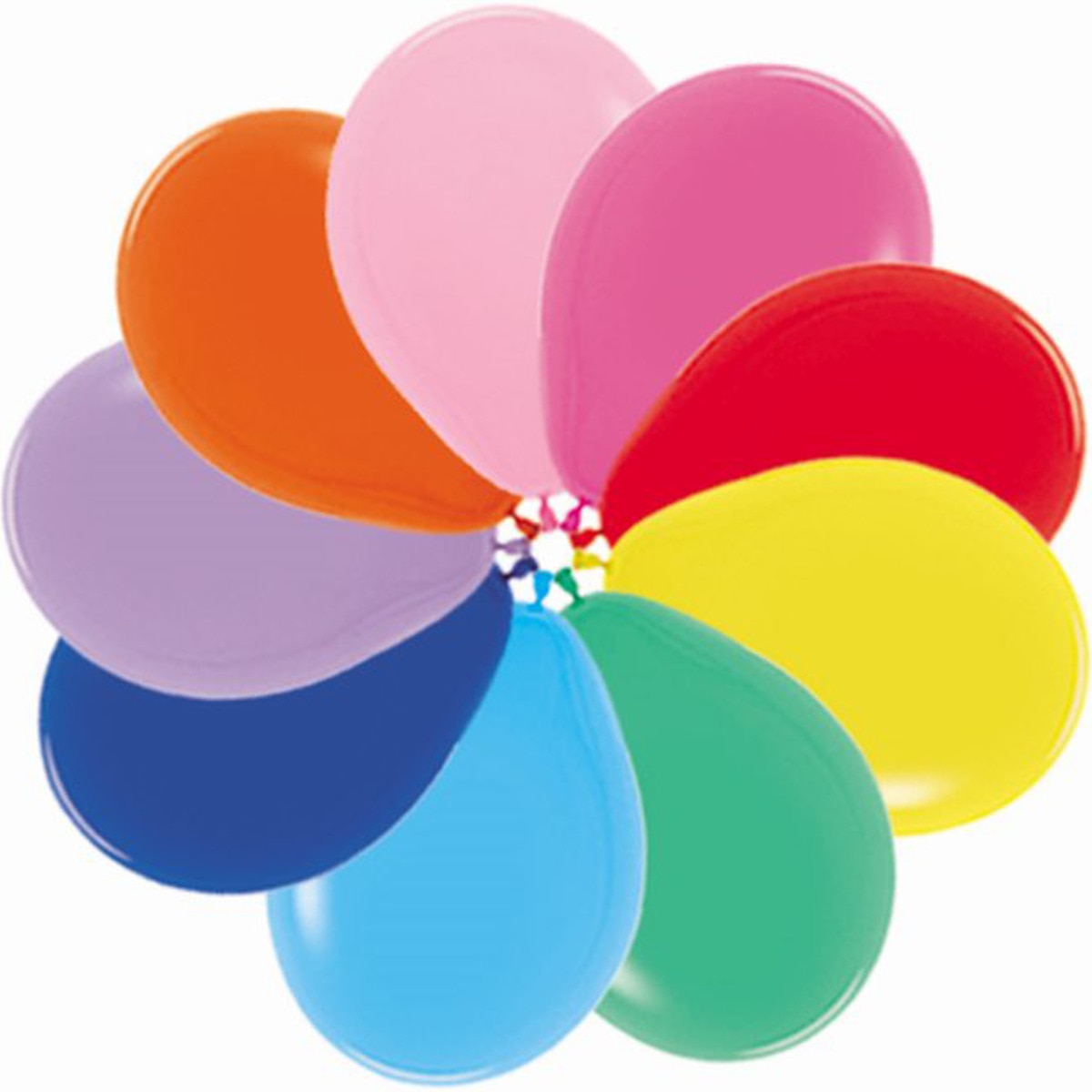Pack de 12 Globos Latex Fashion Sur 5-9-12-15-20-28-40-41-50-61 /3 Liragram 1