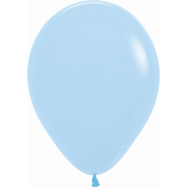 Imagen 0 de Pack de 12 Globos Latex Pastel Azul 30Cm Liragram