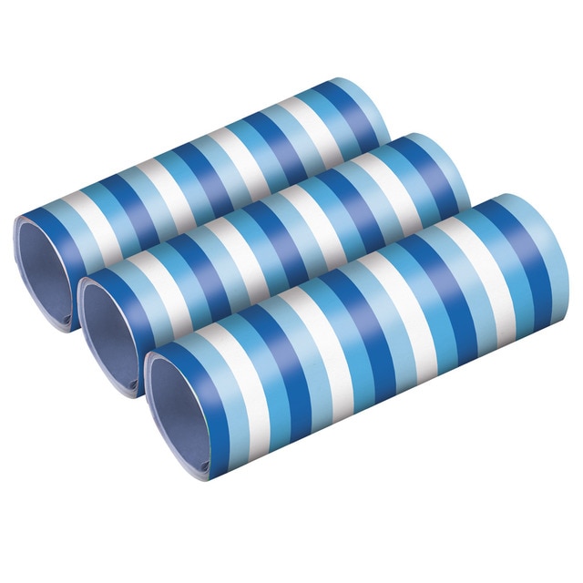 Imagen 0 de Pack de 3 Serpentinas De Papel Azul 0.7X400 Cm Liragram