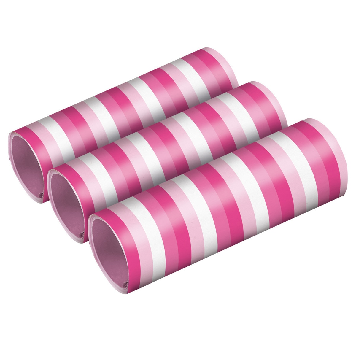 Imagen 0 de Pack de 3 Serpentinas De Papel Rosa 0.7X400 Cm Liragram