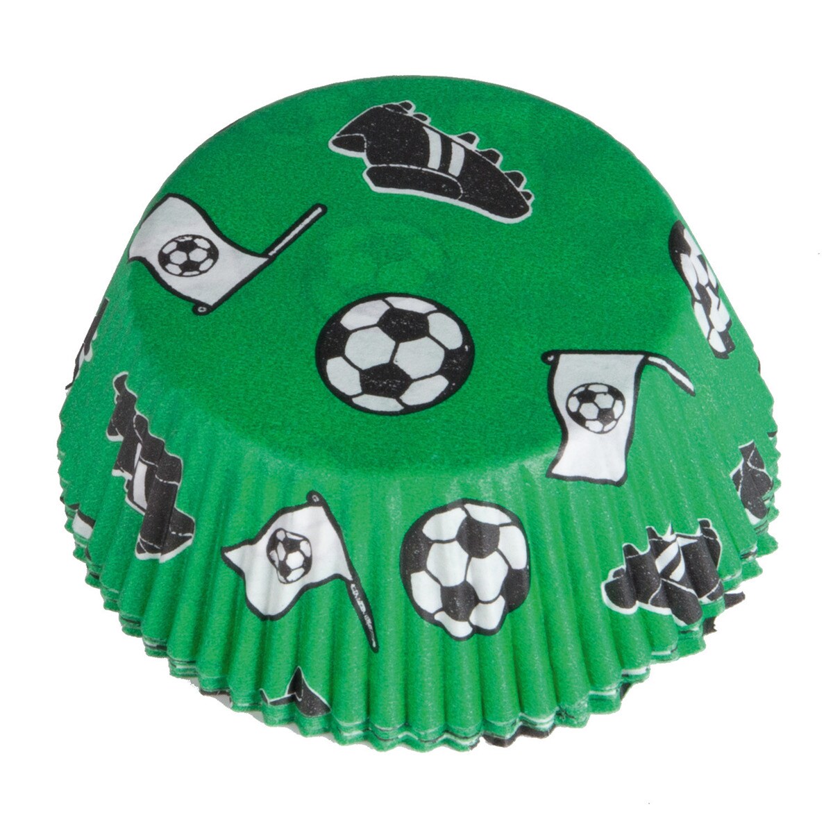 Pack de 48 Cupcakes Futbol 5X2.5Cm Liragram 1