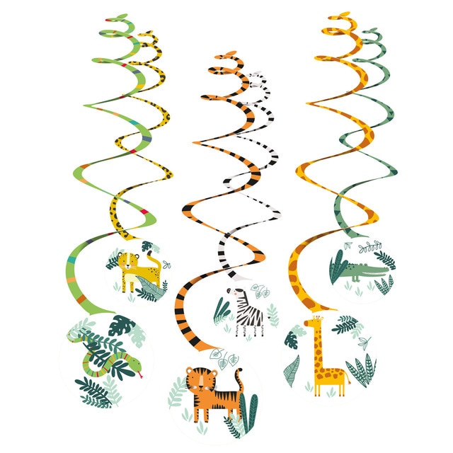 Imagen 0 de Pack de 6 Remolino Decoración Get Wild Liragram