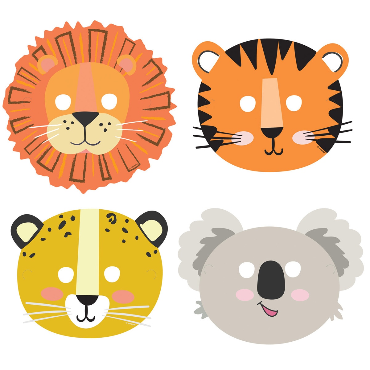 Pack de 8 Máscaras Get Wild Liragram 1