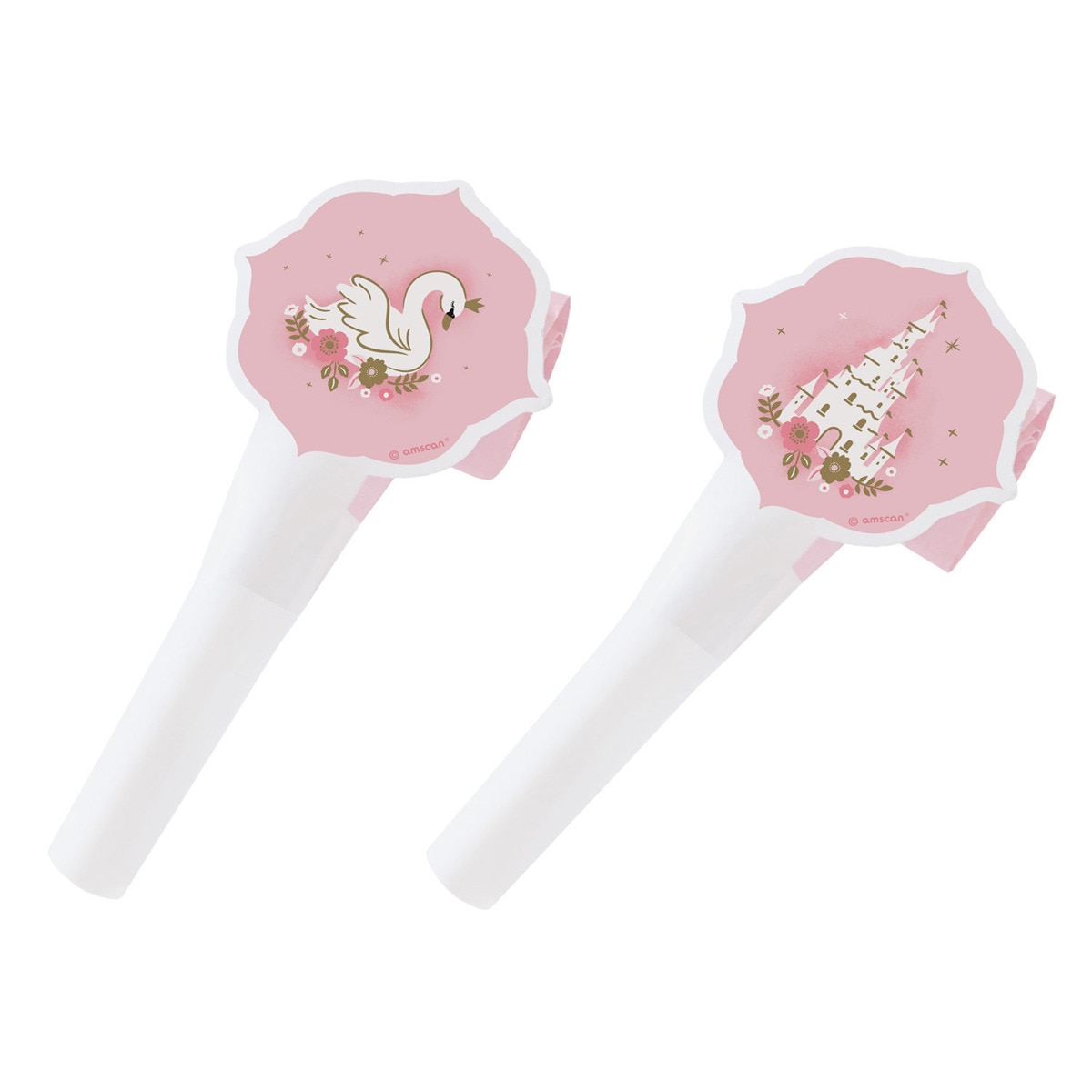 Pack de 8 Matasuegras Princesa Papel 30 Cm Liragram 1