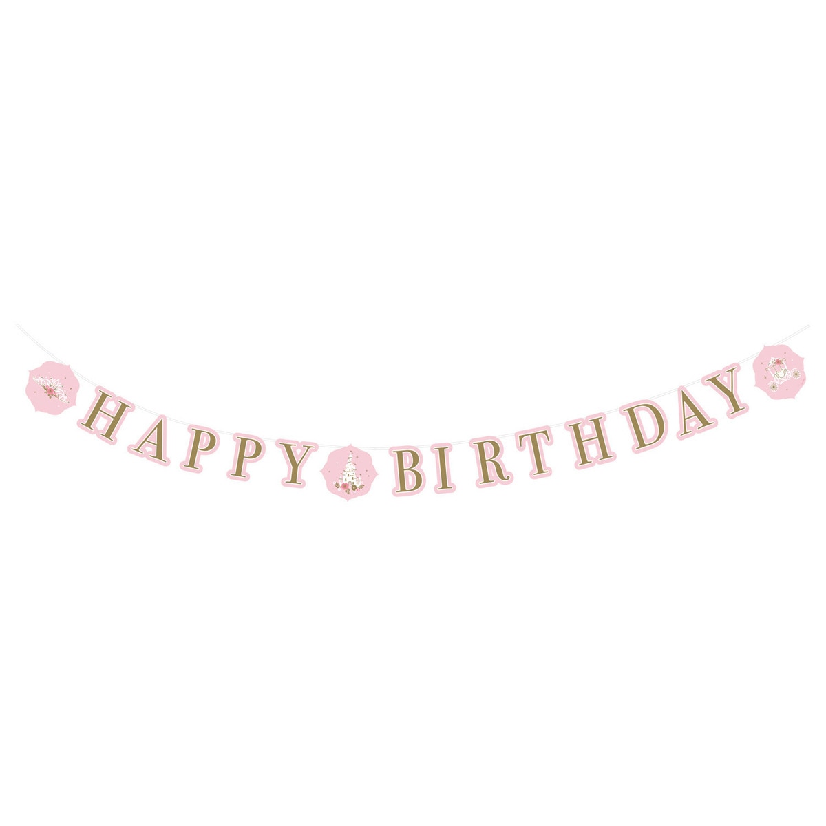 Imagen 0 de Pack de Banner Letras Princesa 180X15Cm Liragram