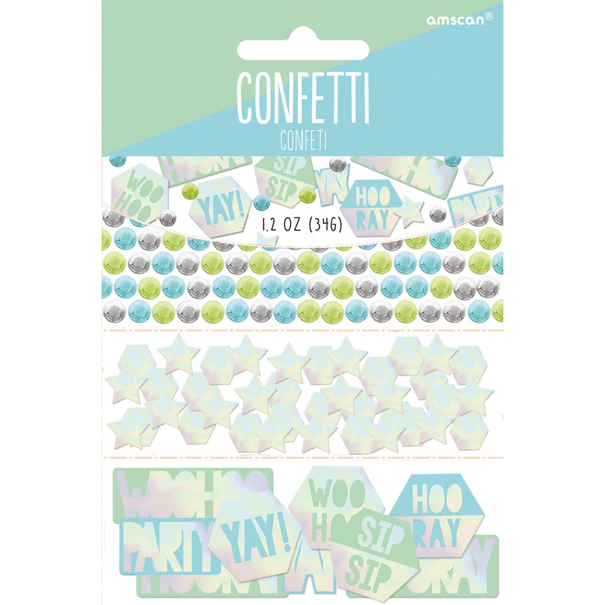 Imagen 0 de Pack de Confeti Shimmering Aluminio / Papel 34 G Liragram