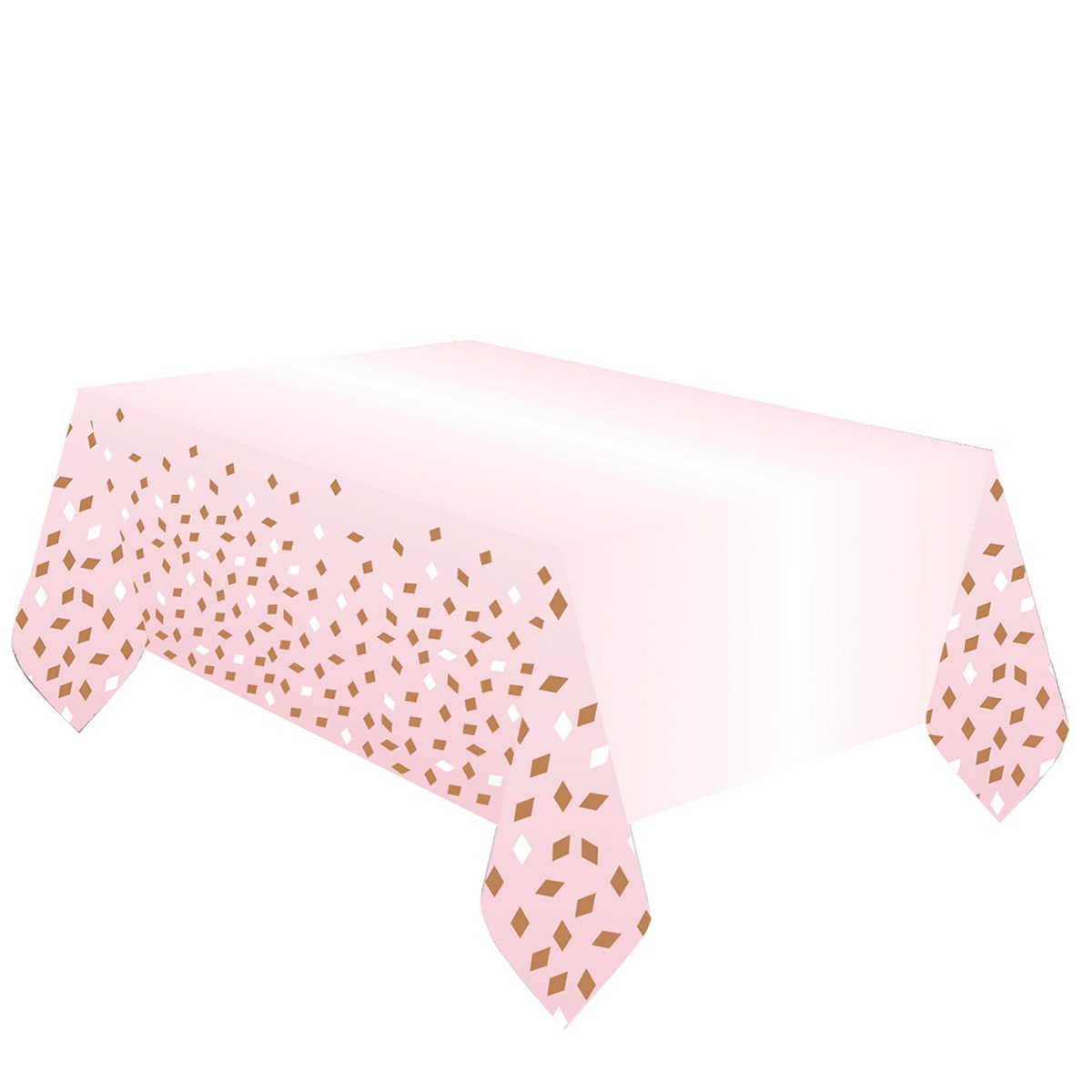 Pack de Mantel Papel: Rosa Dorado 180X120Cm Liragram 1