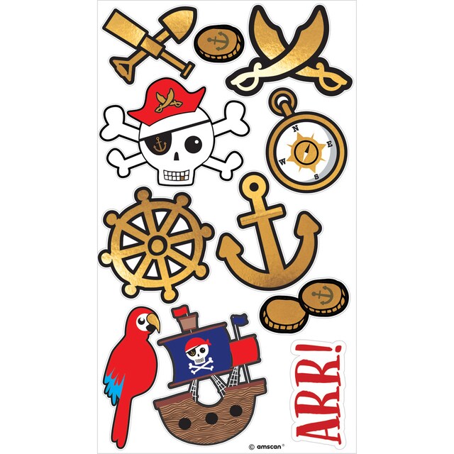 Imagen 0 de Pack de Tatuajes Piratas Mapa Liragram