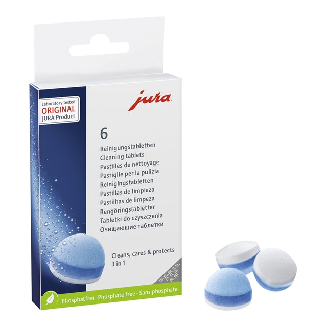 6 pastillas desinfectantes Jura limpieza en 3 fases · El Corte Inglés