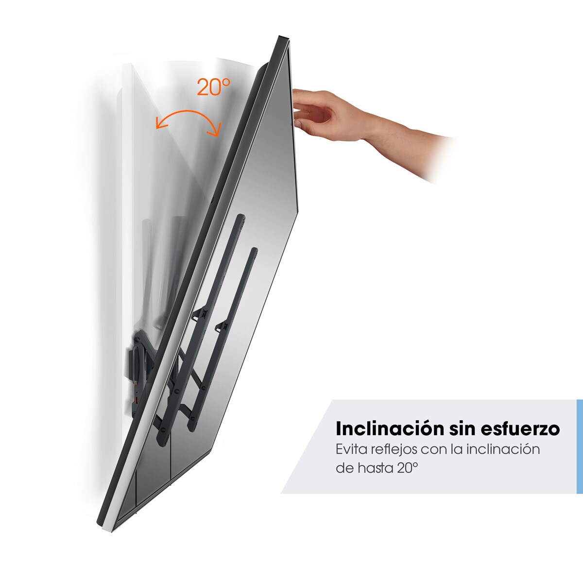 Suporte de Parede Inclinável para TV TVM 3415 da Vogel de 32" a 65" até 25 kg Preto-6