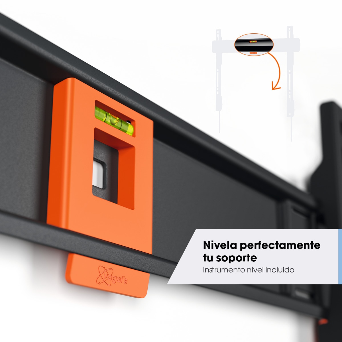 Soporte de pared inclinable hasta 20º Vogel's TVM 3615 para TV de 40" a 77" hasta 35 kg Negro-6