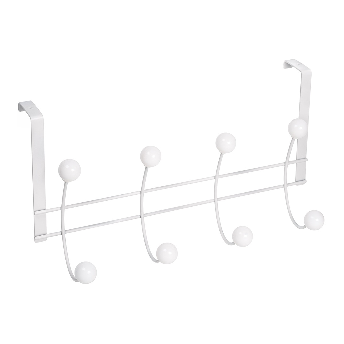 Percha Metal Pintado 8 Colgadores 902BLBL8 Blanco-1