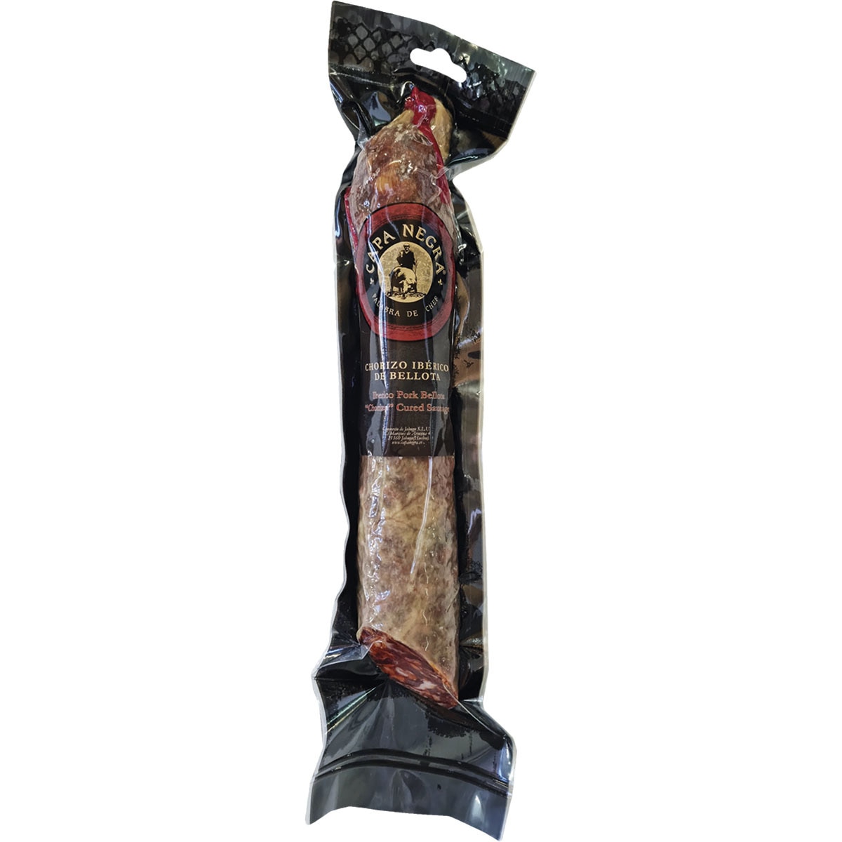 chorizo de bellota ibérico peso aproximado pieza 500 g