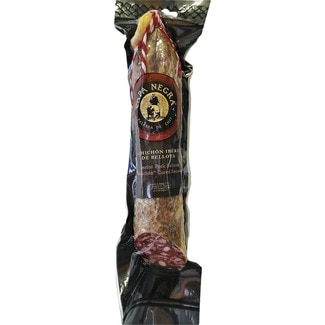 salchichón de bellota ibérico peso aproximado pieza 500 g - Capa Negra