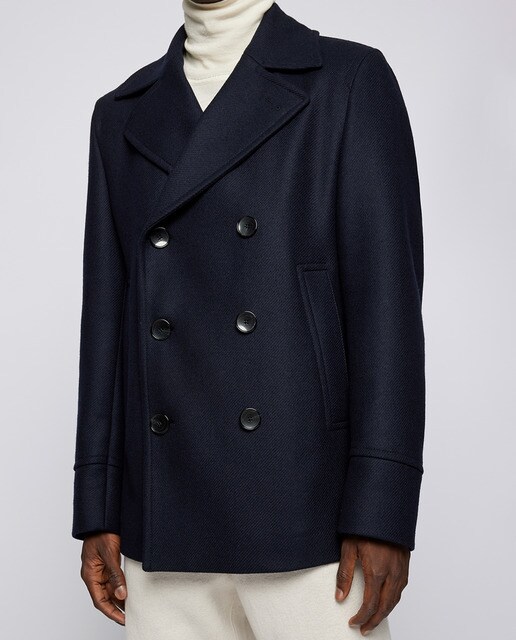 Chaquetón de hombre azul con botones · Boss · El Corte Inglés