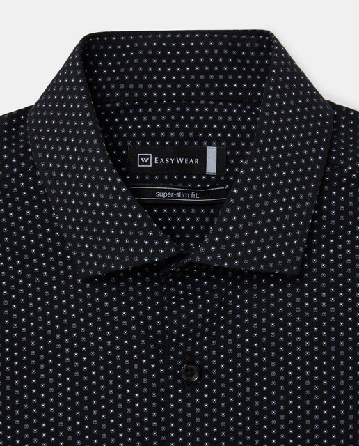 Camisa de vestir de hombre super slim lisa negra · Easy Wear · El Corte  Inglés