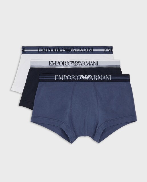 Pack de tres boxers de punto de hombre de colores · Emporio Armani · El  Corte Inglés