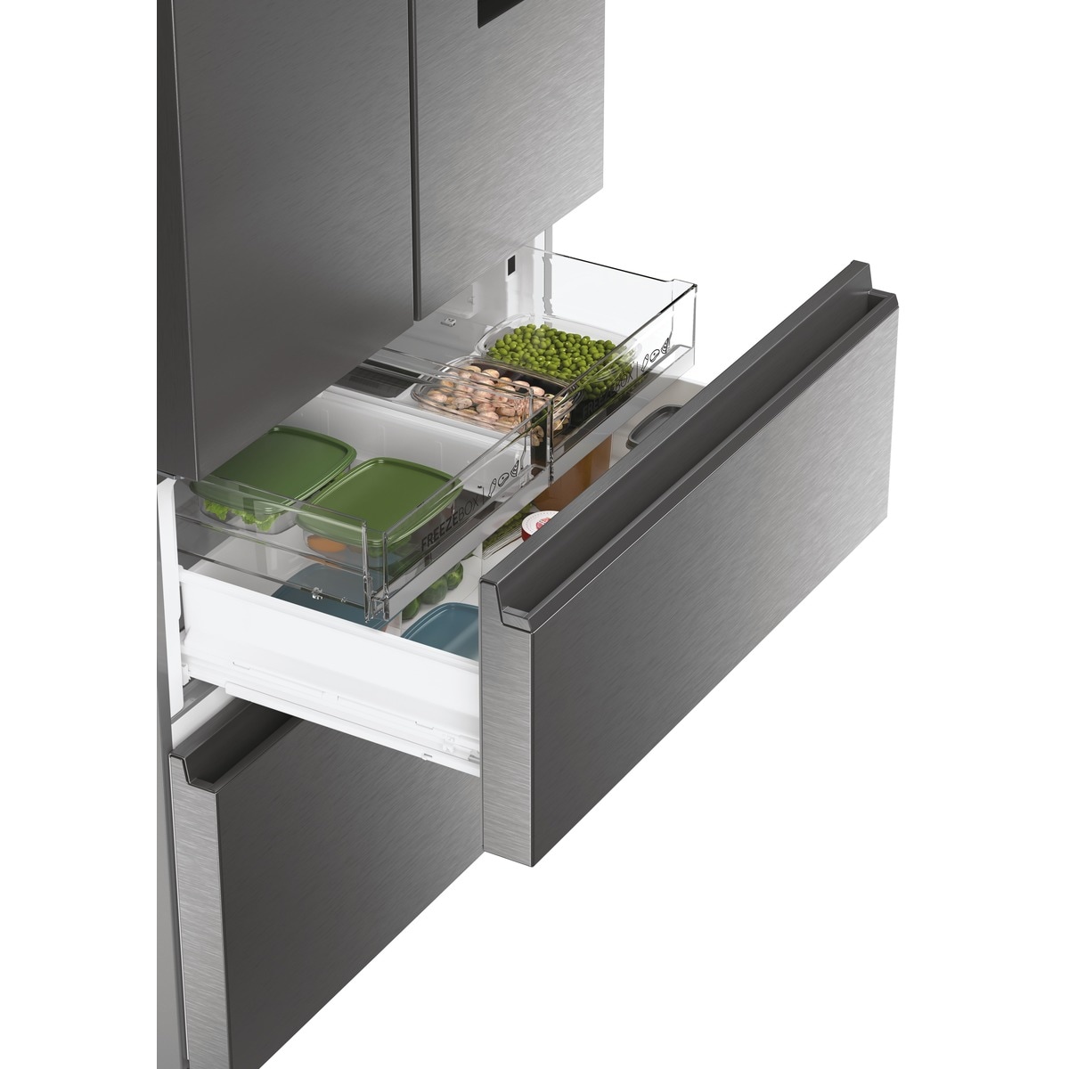 Frigorífico Americano Haier FD 83 Series 7 HFW7819EWMP de 4 Portas, No Frost, Wifi, com Dispensador e de 192,5 cm - Inox Platino Inox-12