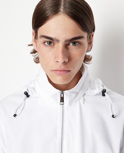 Chaqueta de abrigo de hombre blanca de nylon · Armani Exchange · El Corte  Inglés
