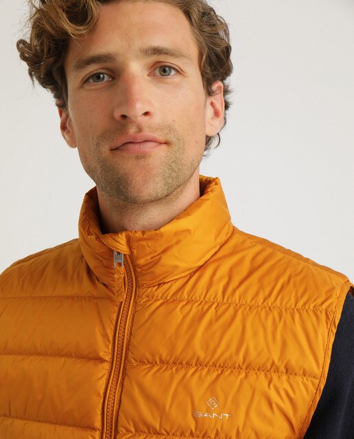 Chaleco de hombre plumón naranja · Gant · El Corte Inglés