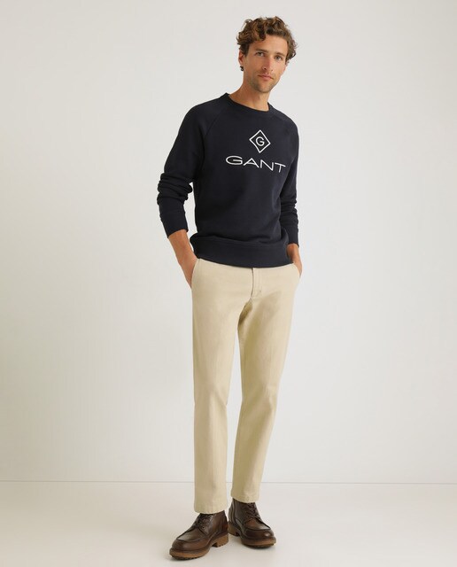 Sudadera de hombre logo diamante azul · Gant · El Corte Inglés