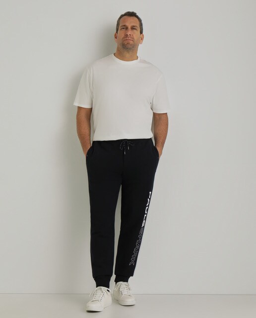 Pantalón chándal de hombre regular palabra azul tallas grandes · Paul \u0026  Shark · El Corte Inglés