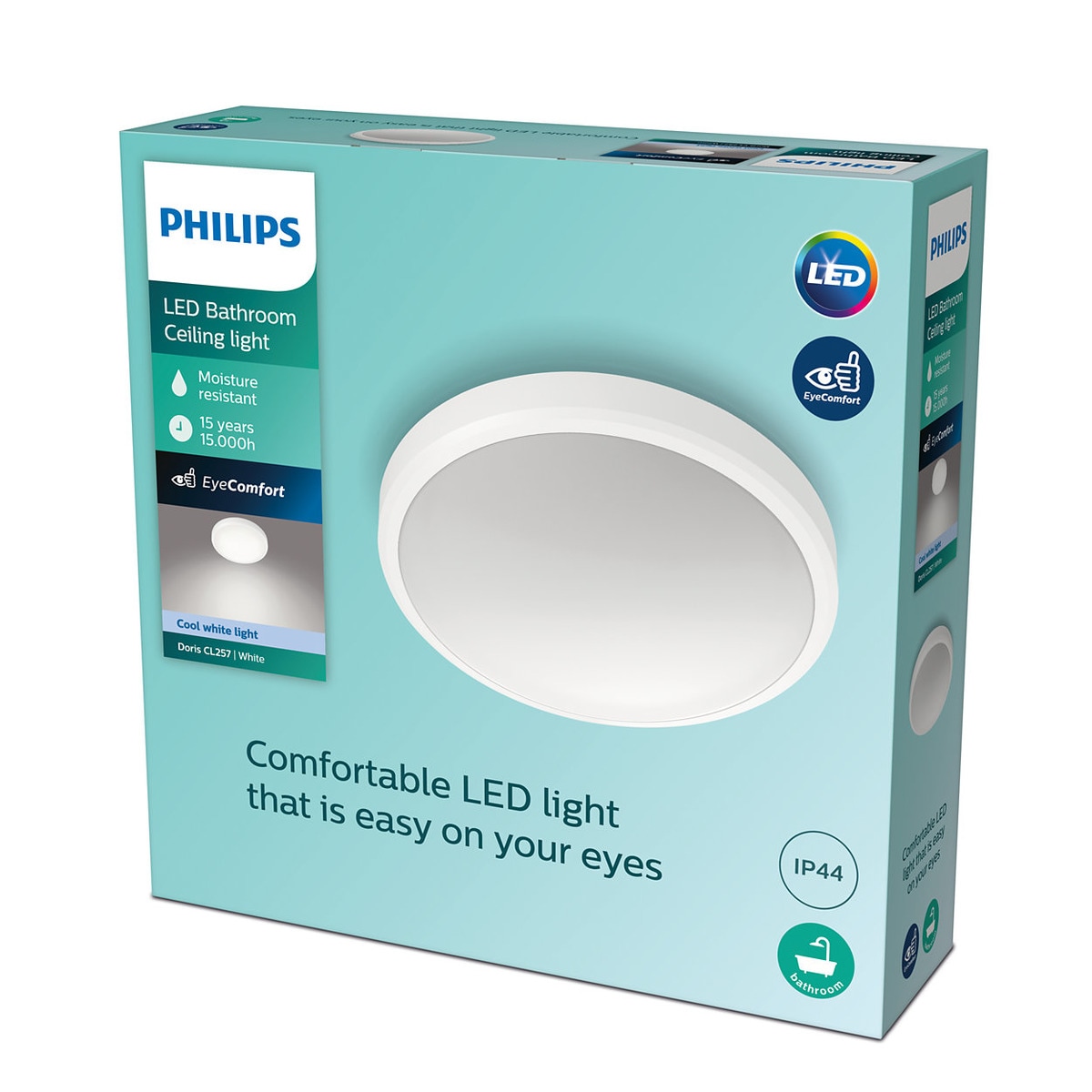 Plafón LED redondo Doris 17 W 1700 lm 4000 K Blanco-3
