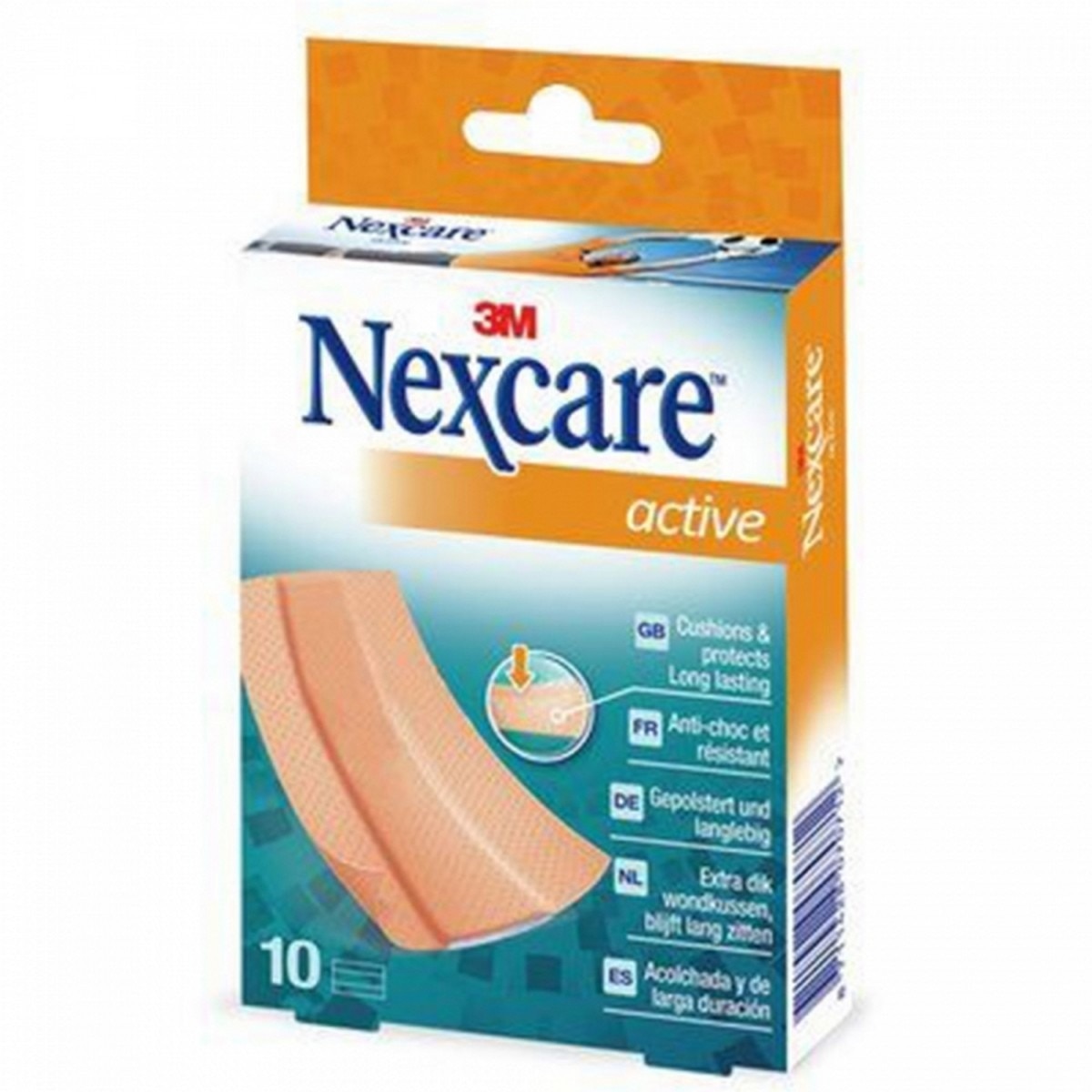 Bandas Adesivas Nexcare Active - 10 un. 1