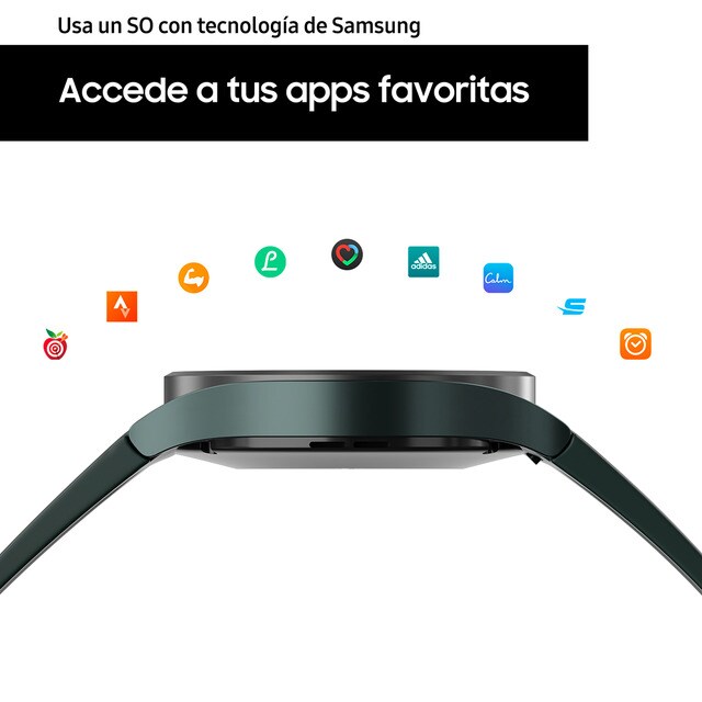 Samsung Galaxy Watch4 Bluetooth 44 mm Plata Smartwatch · El Corte Inglés