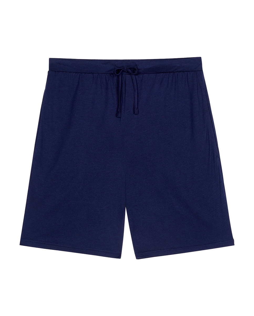 Calções de modal azul-marinho Azul-marinho-3