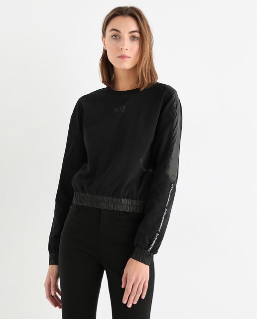 Sudadera de mujer técnica con goma en cintura · Emporio Armani · El Corte  Inglés