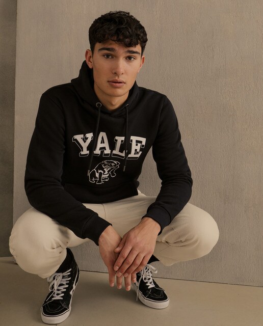 Sudadera de hombre negra con capucha · Green Coast · El Corte Inglés