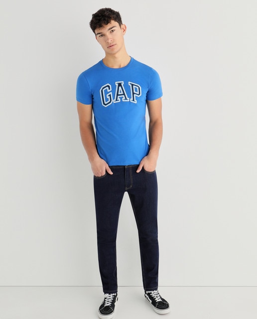 Camiseta de hombre azul de manga corta · GAP · El Corte Inglés