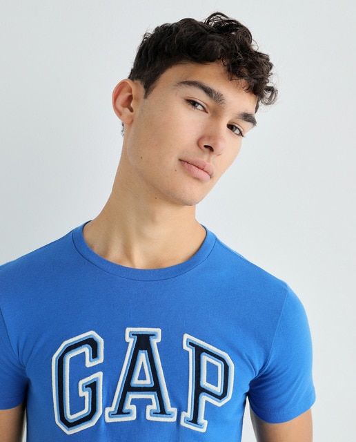 Camiseta de hombre azul de manga corta · GAP · El Corte Inglés