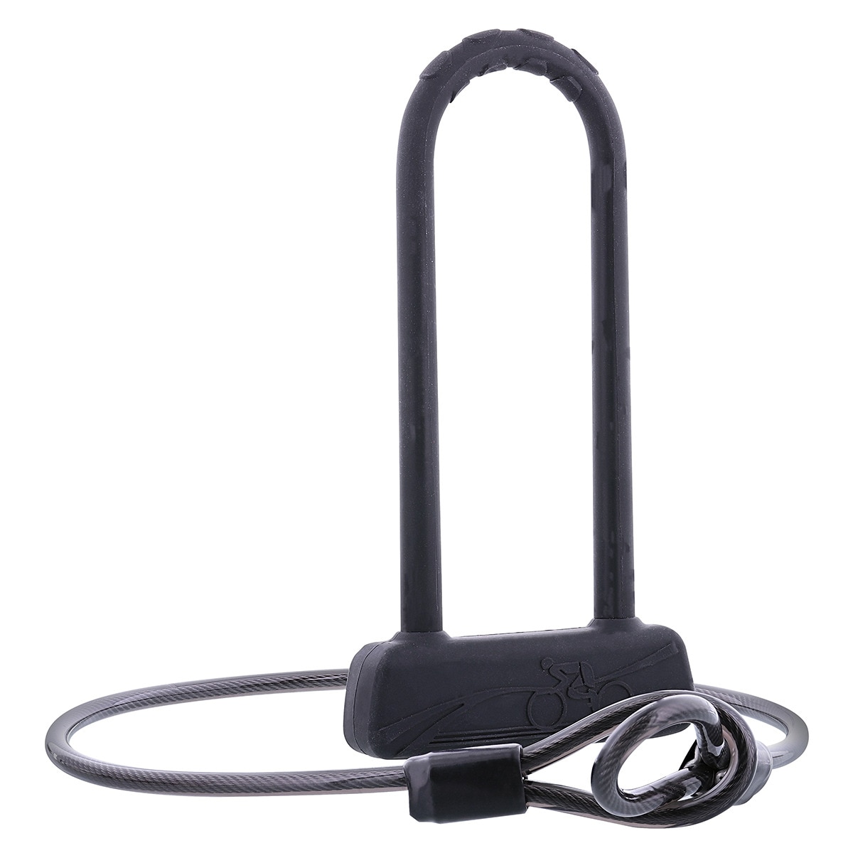 Cerradura "U" TNB tamaño XL con llave Gris-2
