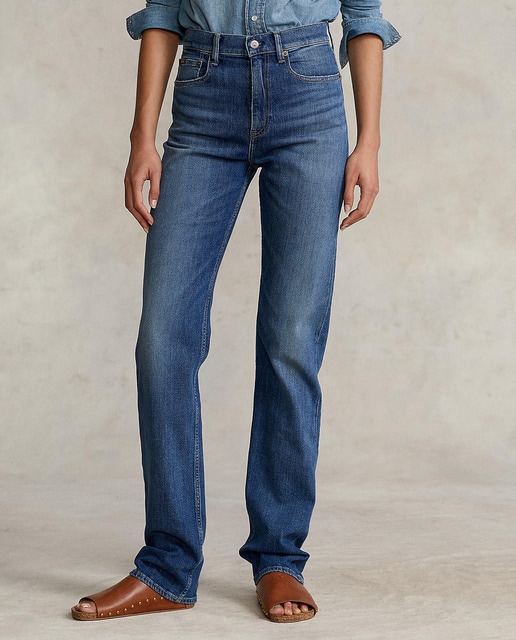 Imagen 0 de Vaquero de mujer recto con toque de elastano