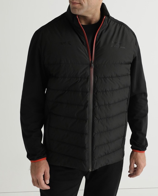 Imagen 0 de Chaqueta deportiva de la colección Aston Martin Racing de hombre marrón con cremallera tallas grandes