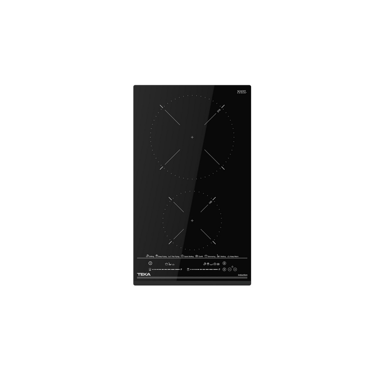 Placa Modular de Indução Teka IZC32600 MST BK Touch Control Multislider com 2 Zonas e de 30 cm - Preto Preto-1