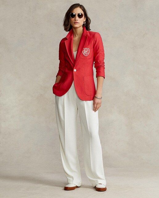Blazers de mujer con un solo botón y escudo bordado · Polo Ralph Lauren · El  Corte Inglés