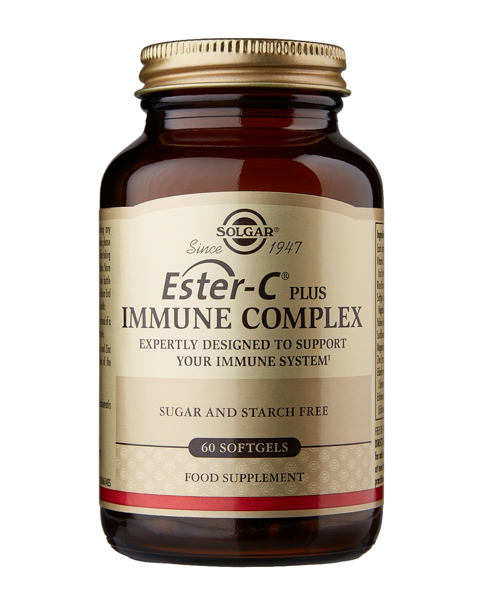 Solgar - 60 Cápsulas Blandas Ester-C Plus Inmune Complex
