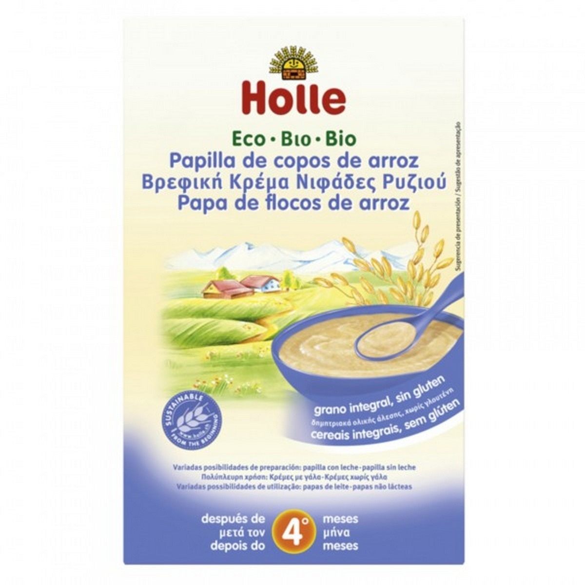 Imagem 0 de Papa Bio de Arroz 4M 250g Holle