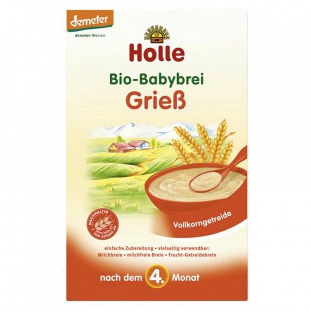 Imagem 0 de Papa de Sêmola de Trigo Orgânico 4M 250g Holle