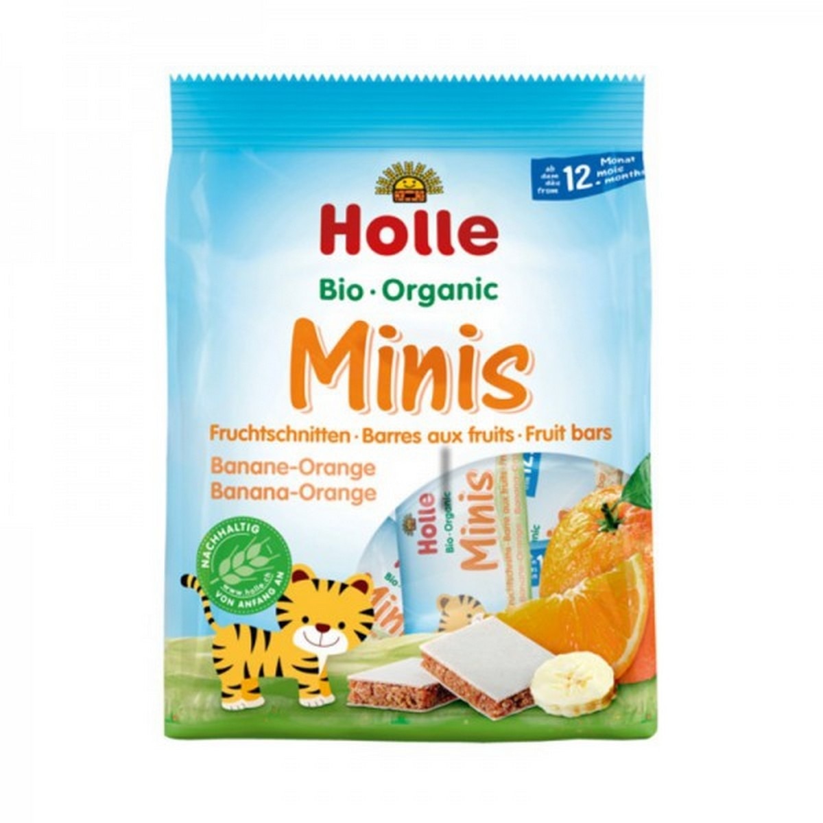 Imagem 0 de Snack Mini Barrinhas Banana e Laranja 12M - 100 g