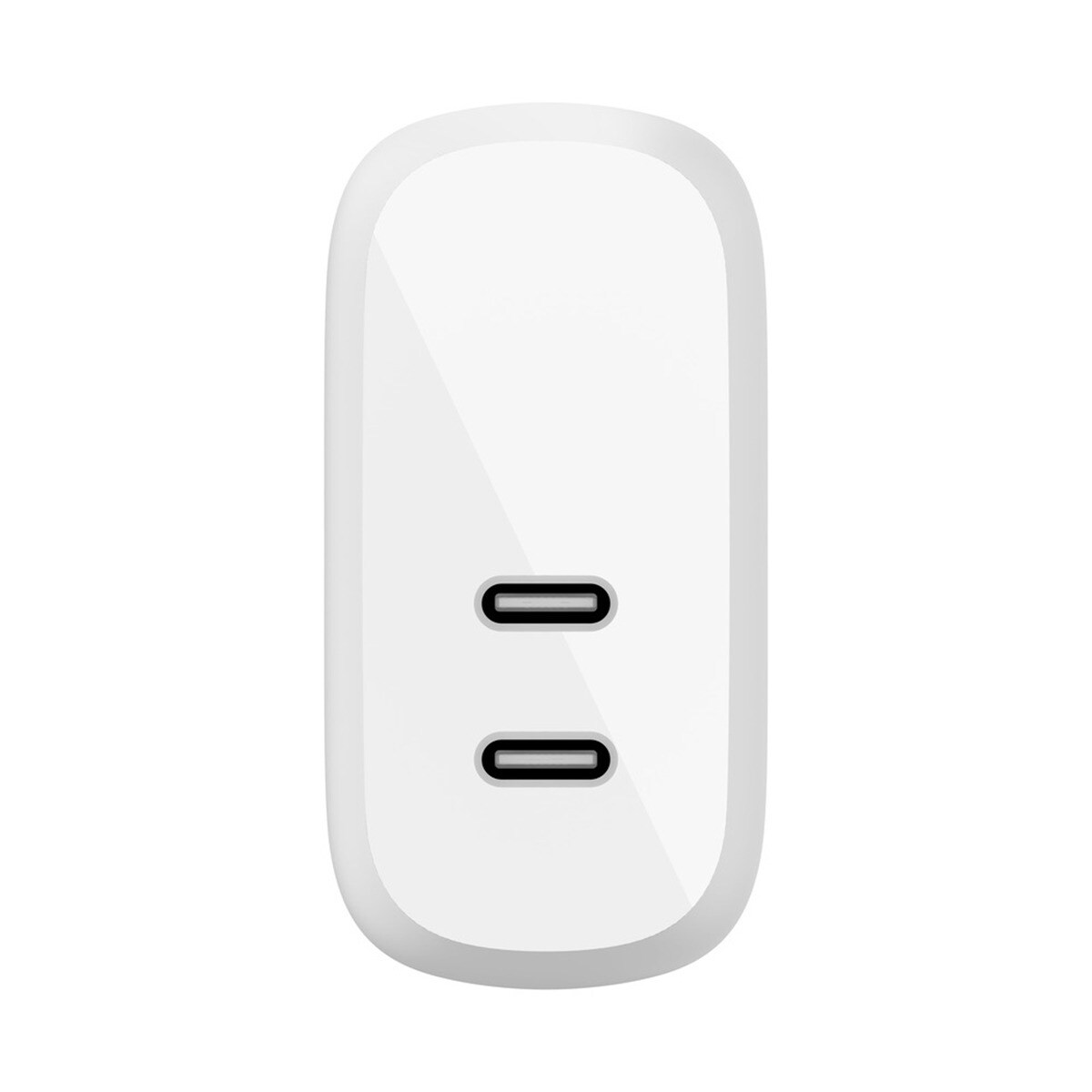 Cargador de pared Belkin doble USB-C PD de 40 W Blanco-2