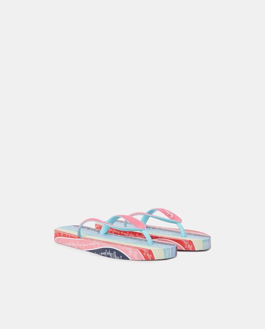 Chanclas de niña multicolor con logo · Pepe Jeans · El Corte Inglés