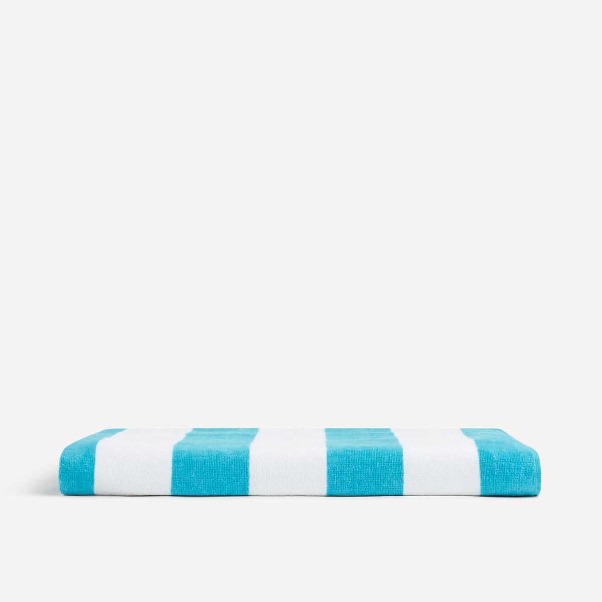 Toalla de playa algodón Biarritz Basics El Corte Inglés Azul Turquesa-5