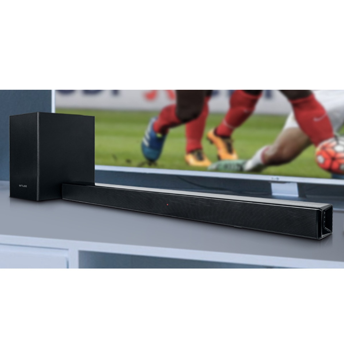 Barra de sonido Muse M-1750 SBT Bluetooth con Subwoofer inalámbrico Negro-4