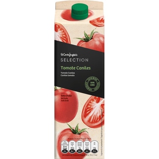 zumo de tomate caniles 100% exprimido brik 1 l - El Corte Ingles Selection