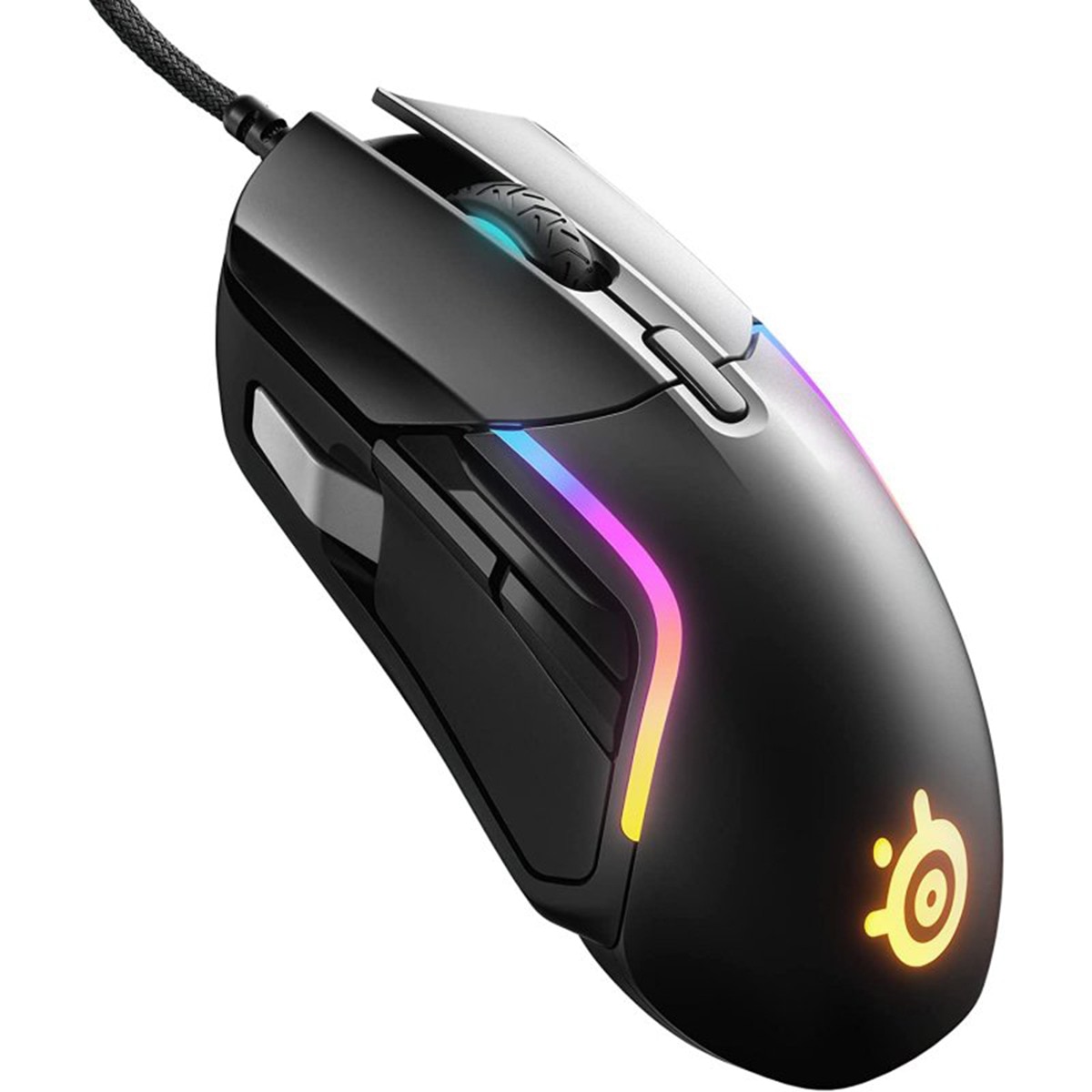 Ratón óptico con cable Gaming SteelSeries Rival 5 Negro-2